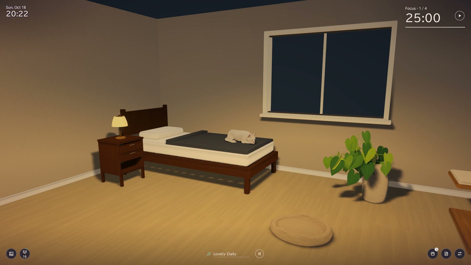 Cozy Cat Room: Focus Time with Your Cat screenshot 5