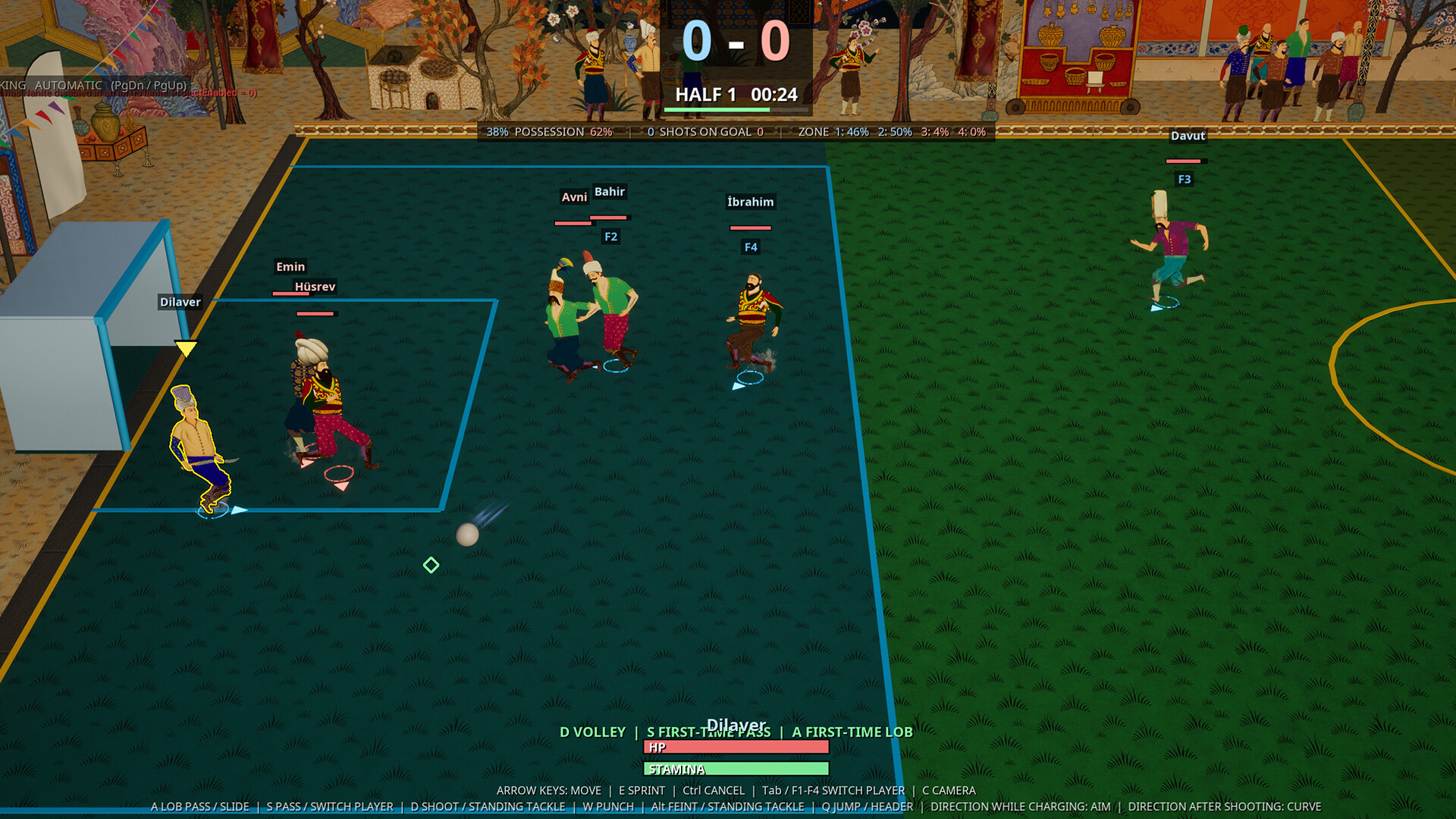 Ottocup: Illustrated Street Football screenshot 2