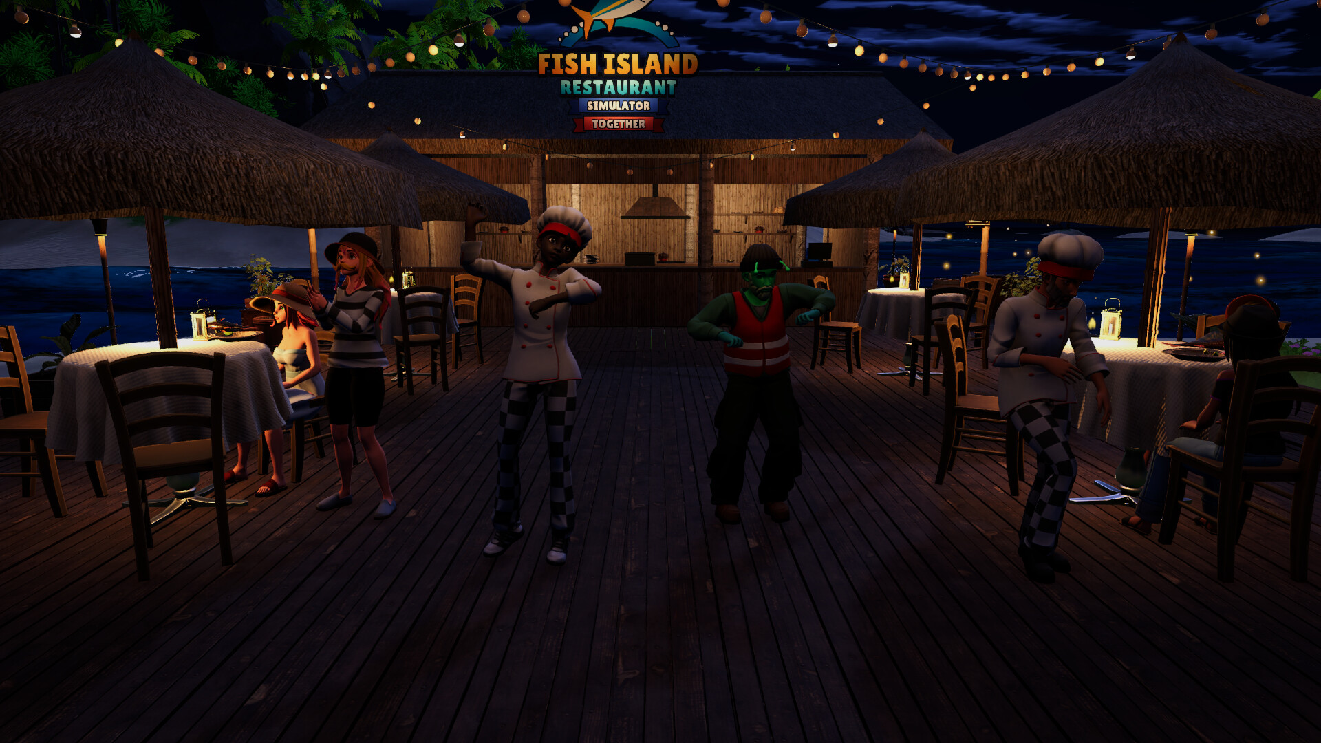 Fish Island Restaurant Simulator Together trailer