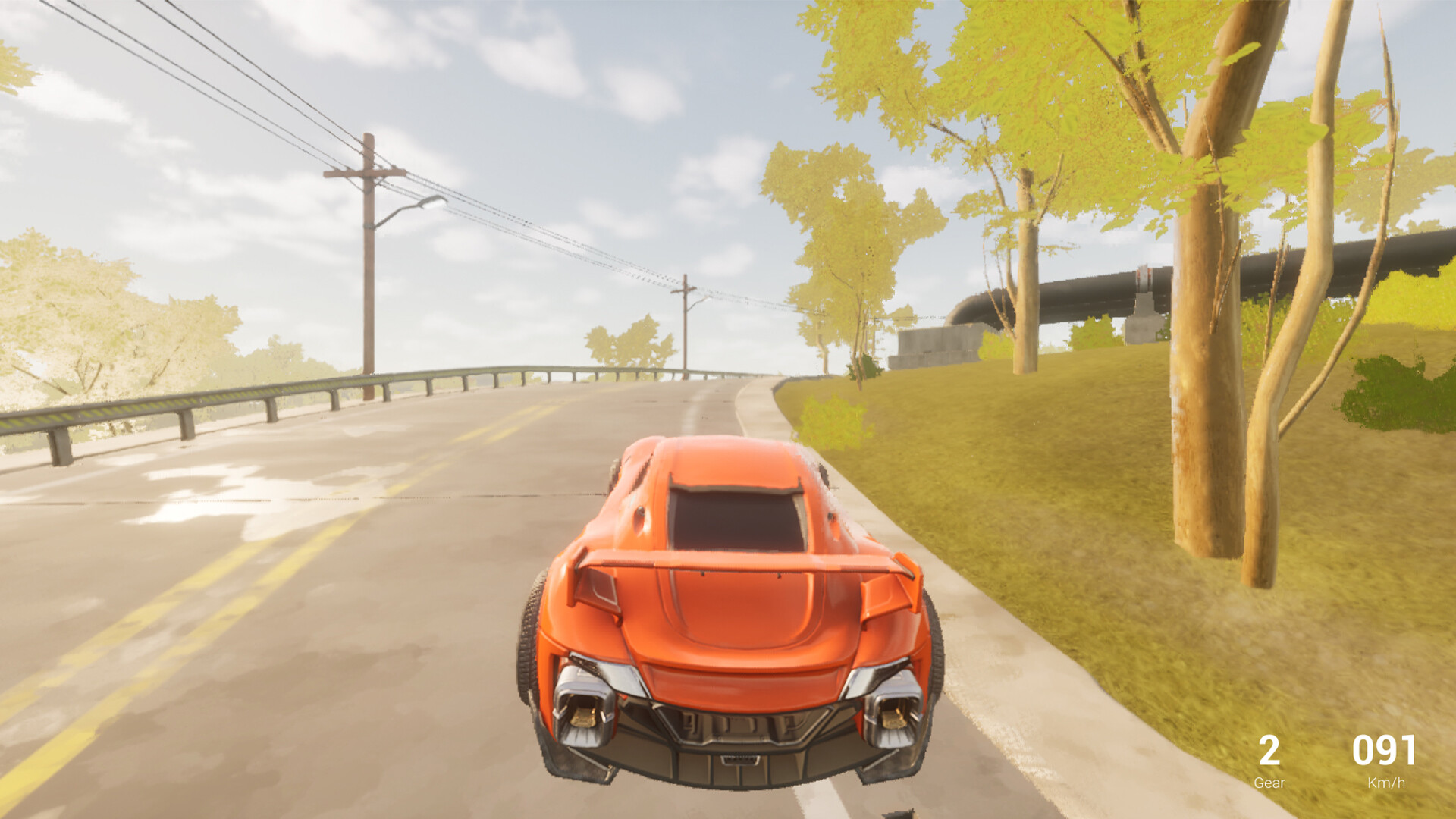 Fast car simulation screenshot 4