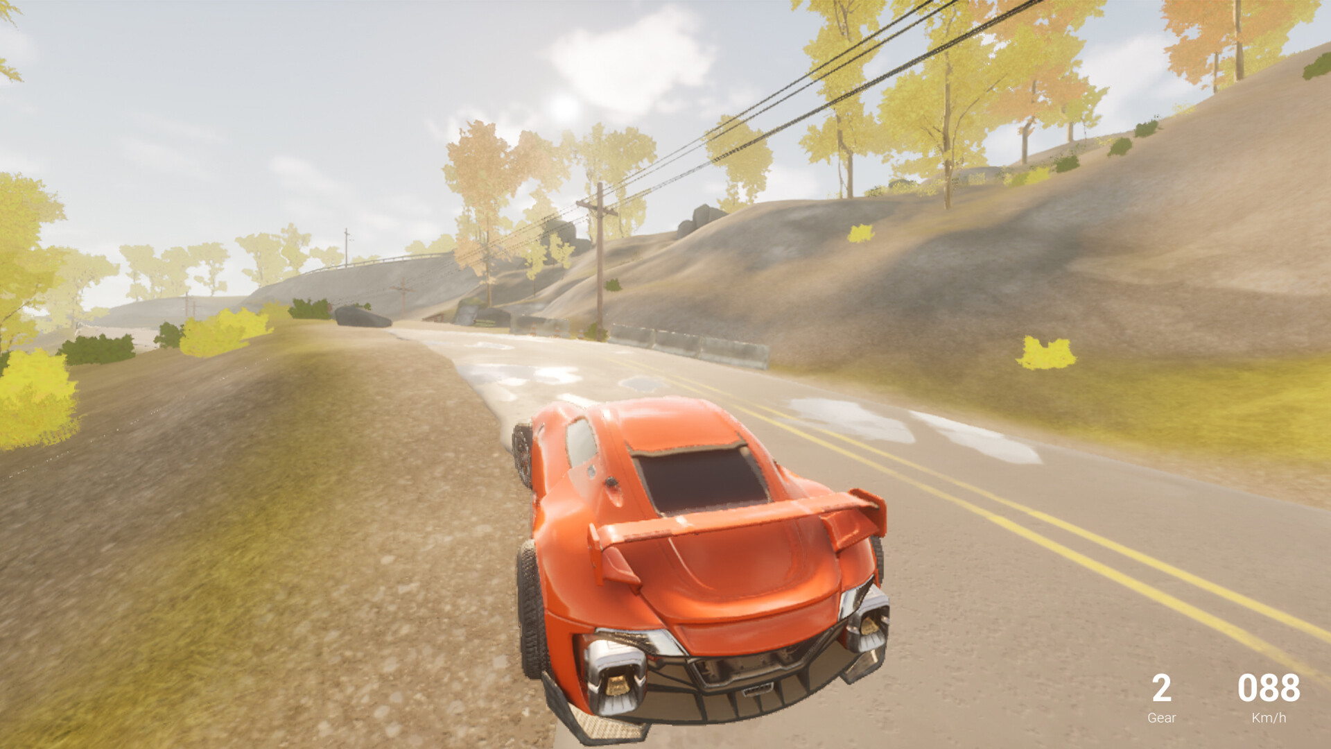 Fast car simulation trailer