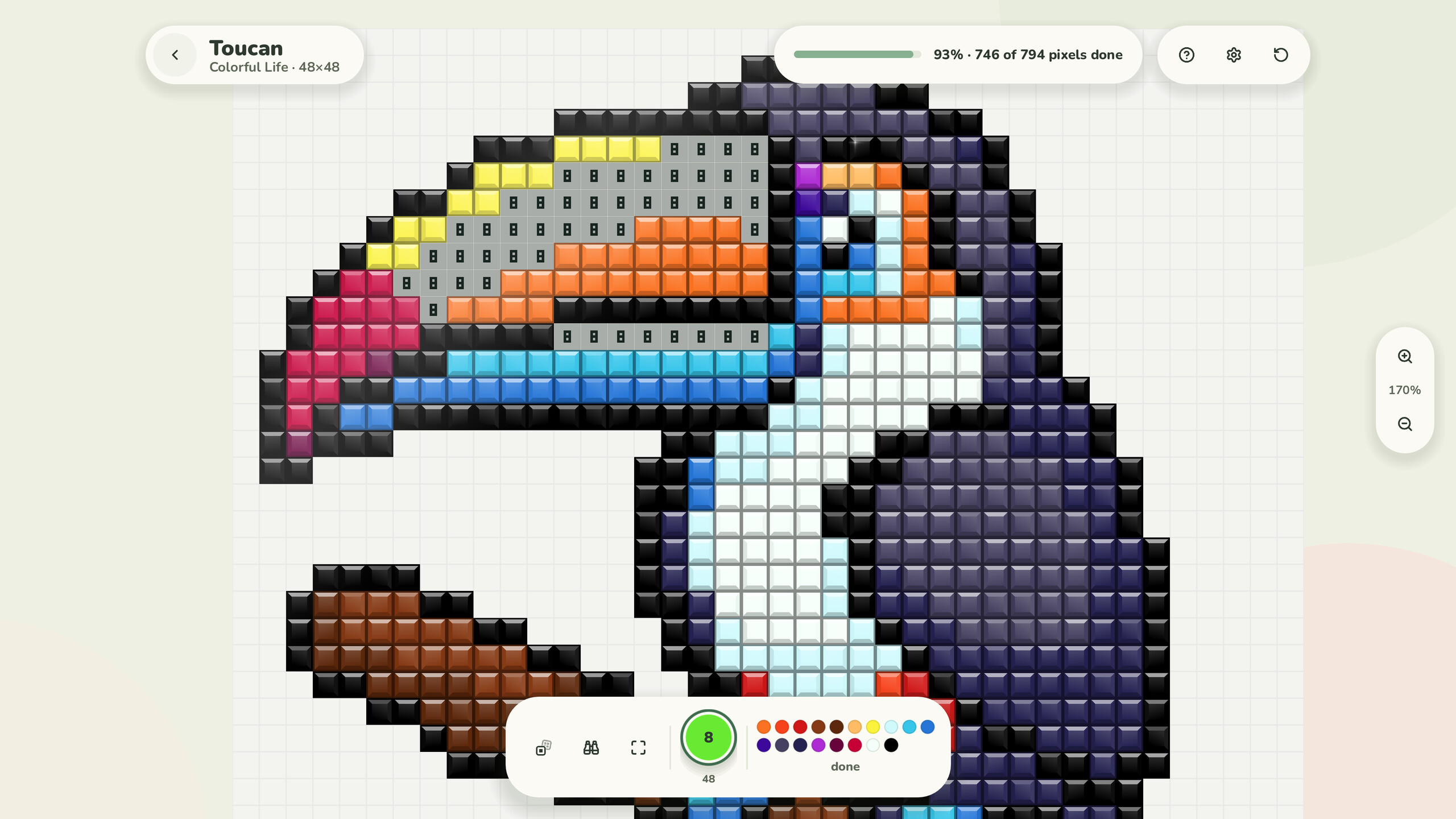 Pixel Pause: Color by Number screenshot 3