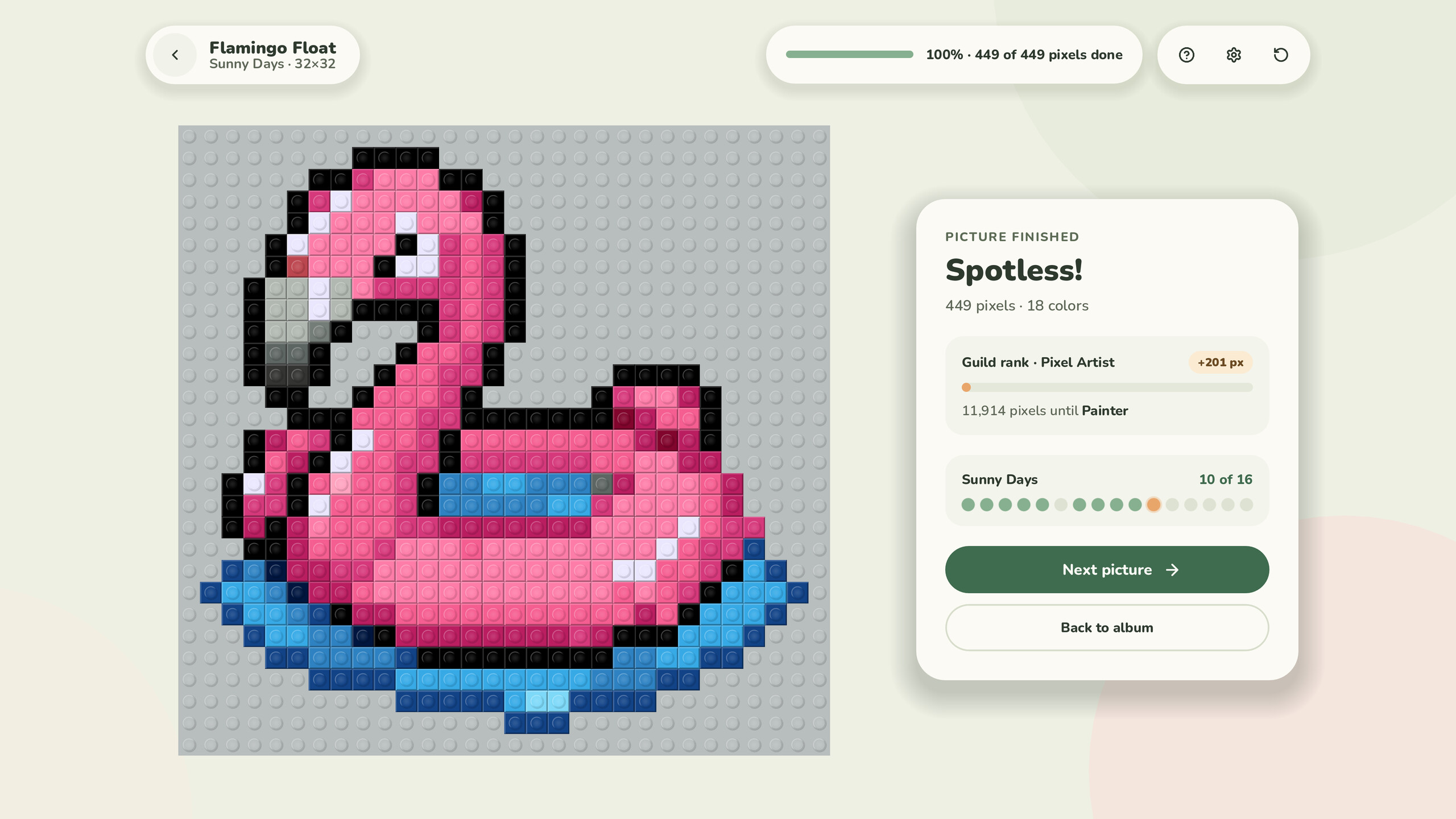 Pixel Pause: Color by Number screenshot 2