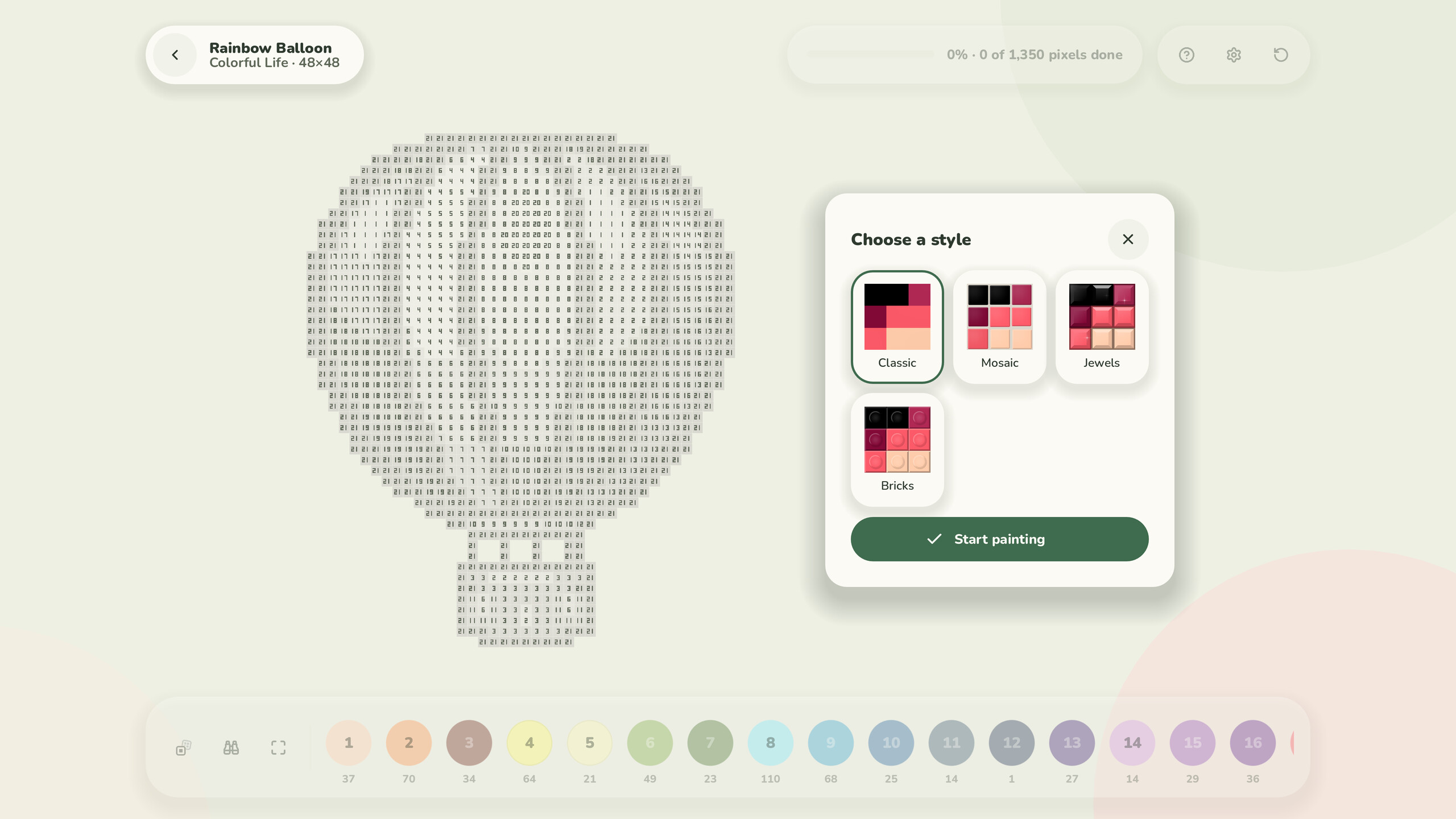Pixel Pause: Color by Number screenshot 5