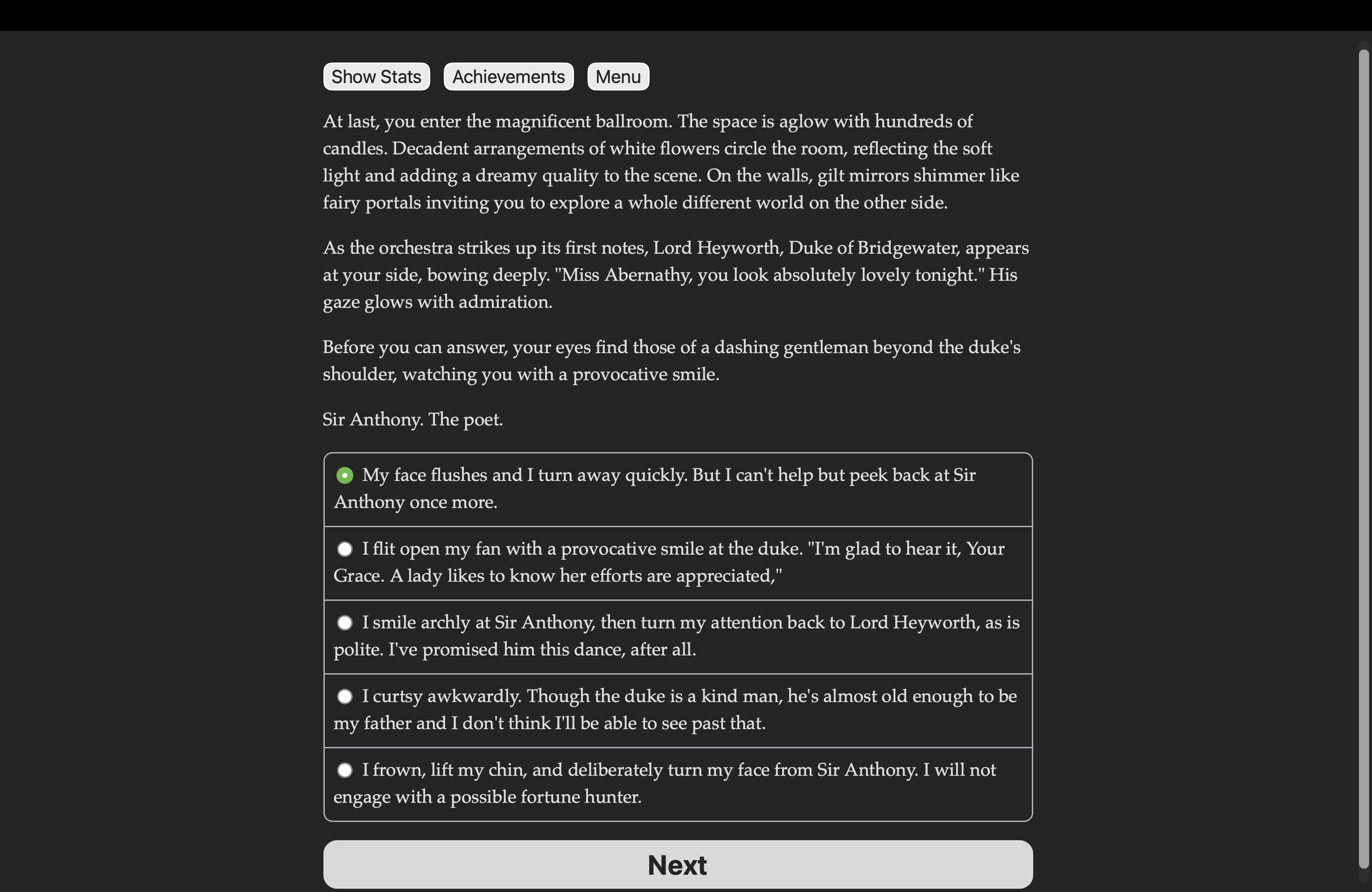 As the Lady Chooses screenshot 3