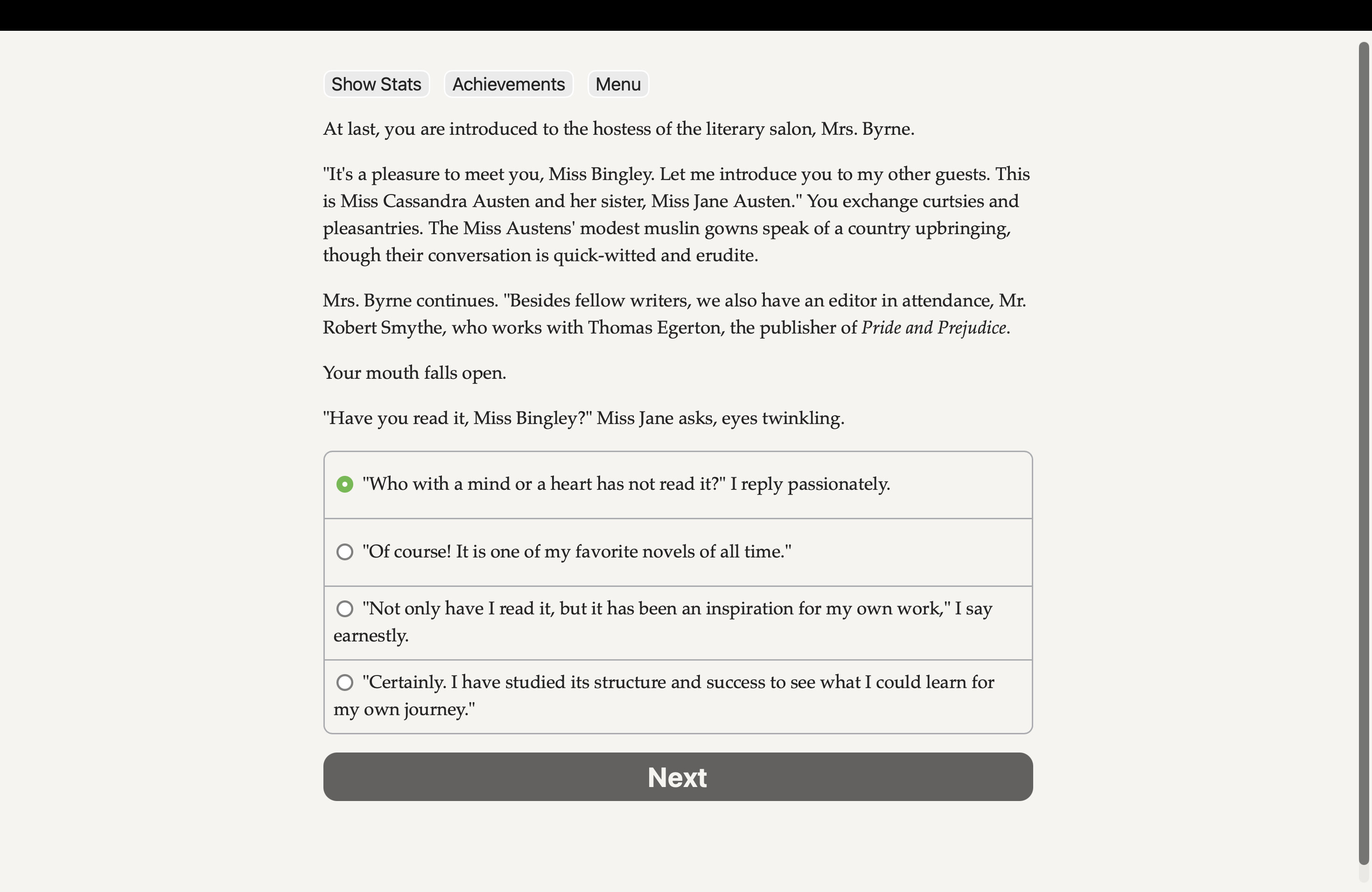 As the Lady Chooses screenshot 4
