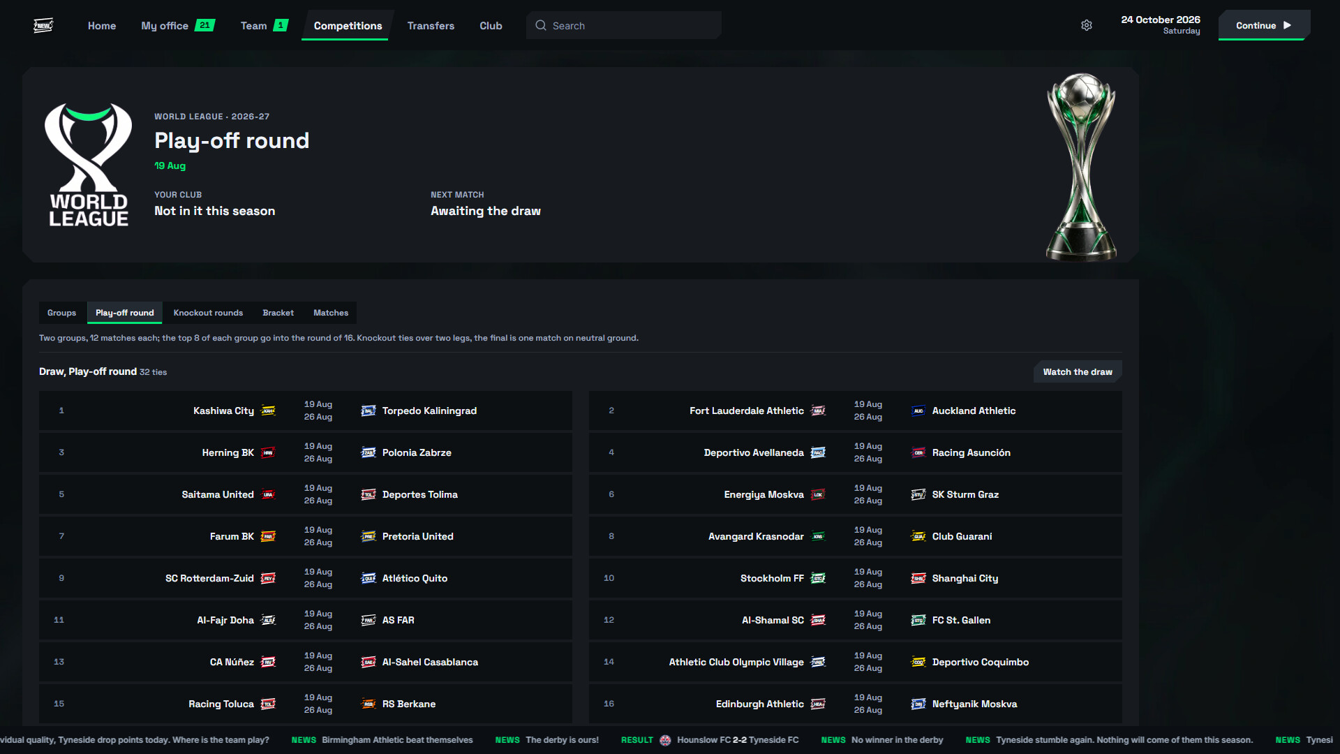 World League Football screenshot 4