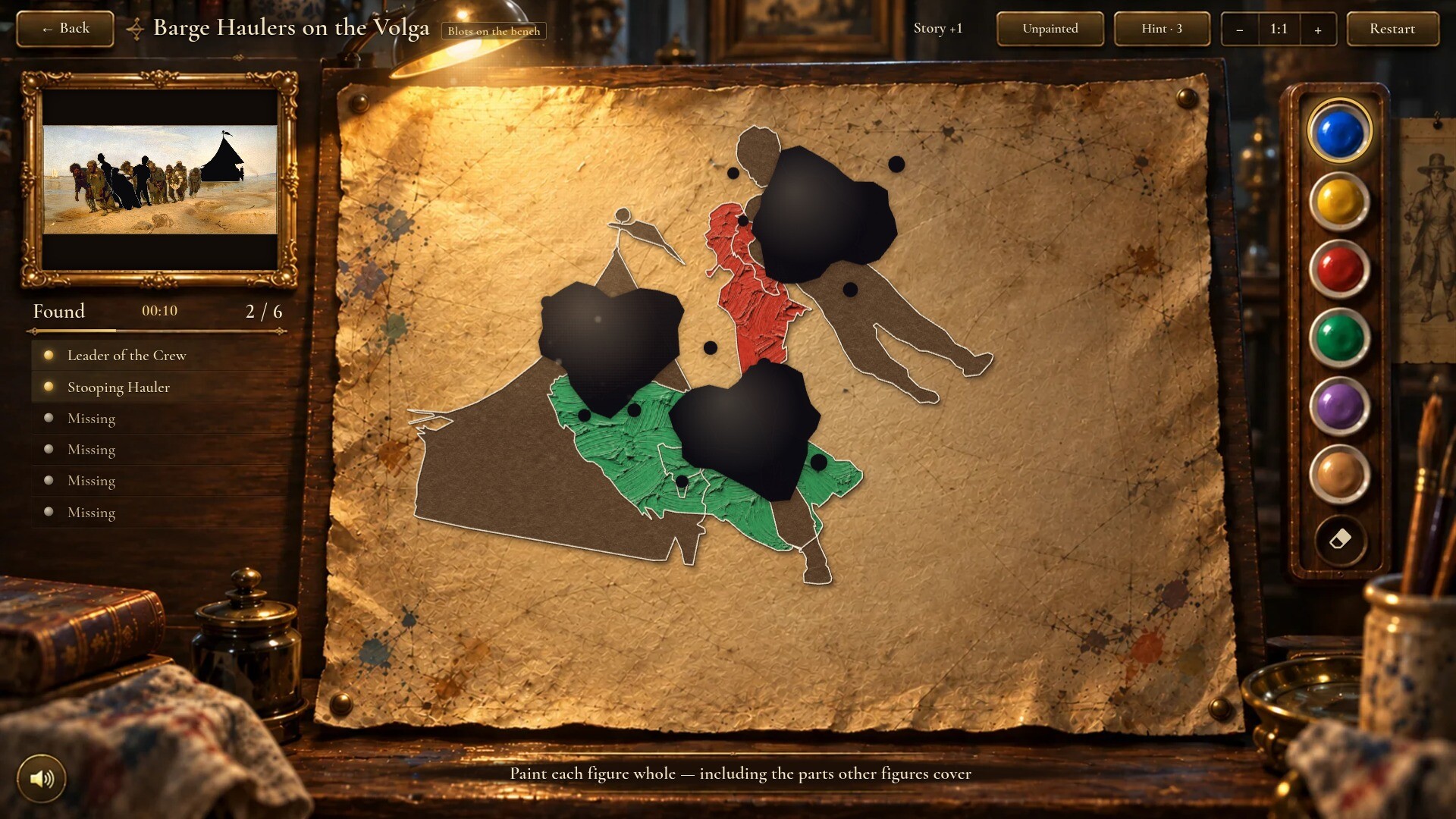 Inkblot: The Art Restorer screenshot 2