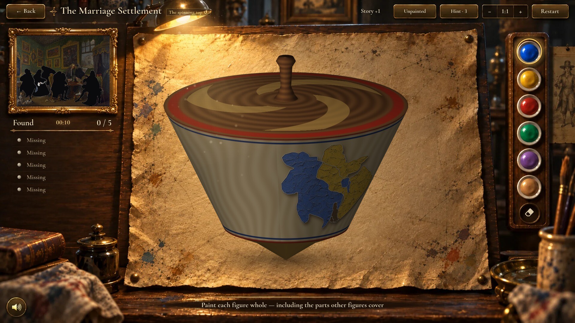 Inkblot: The Art Restorer screenshot 3