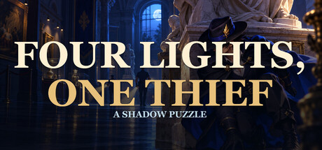 Cover art from Four Lights, One Thief: A Shadow Puzzle