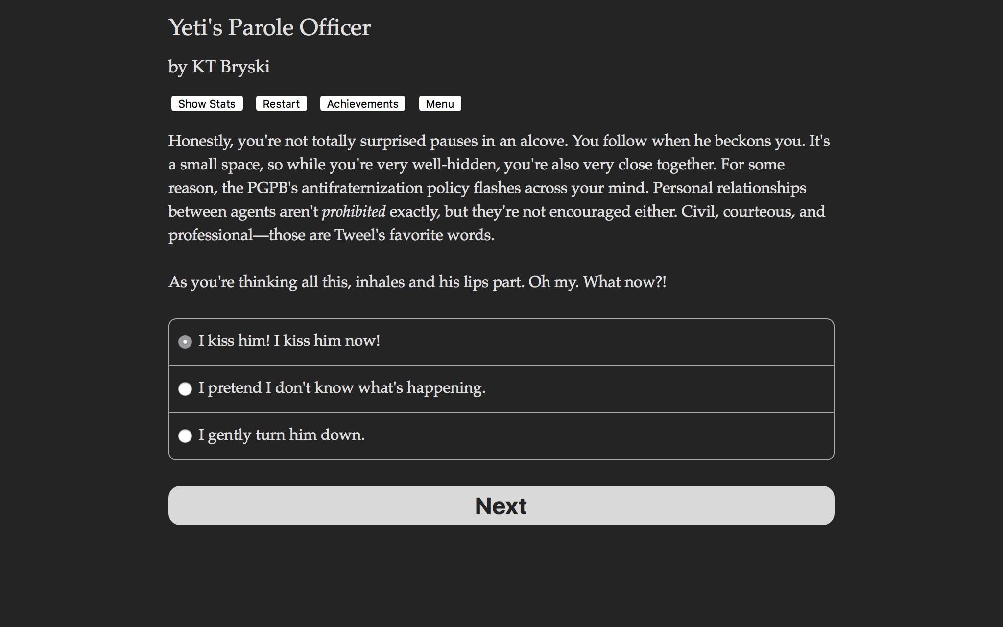 Yeti's Parole Officer screenshot 2