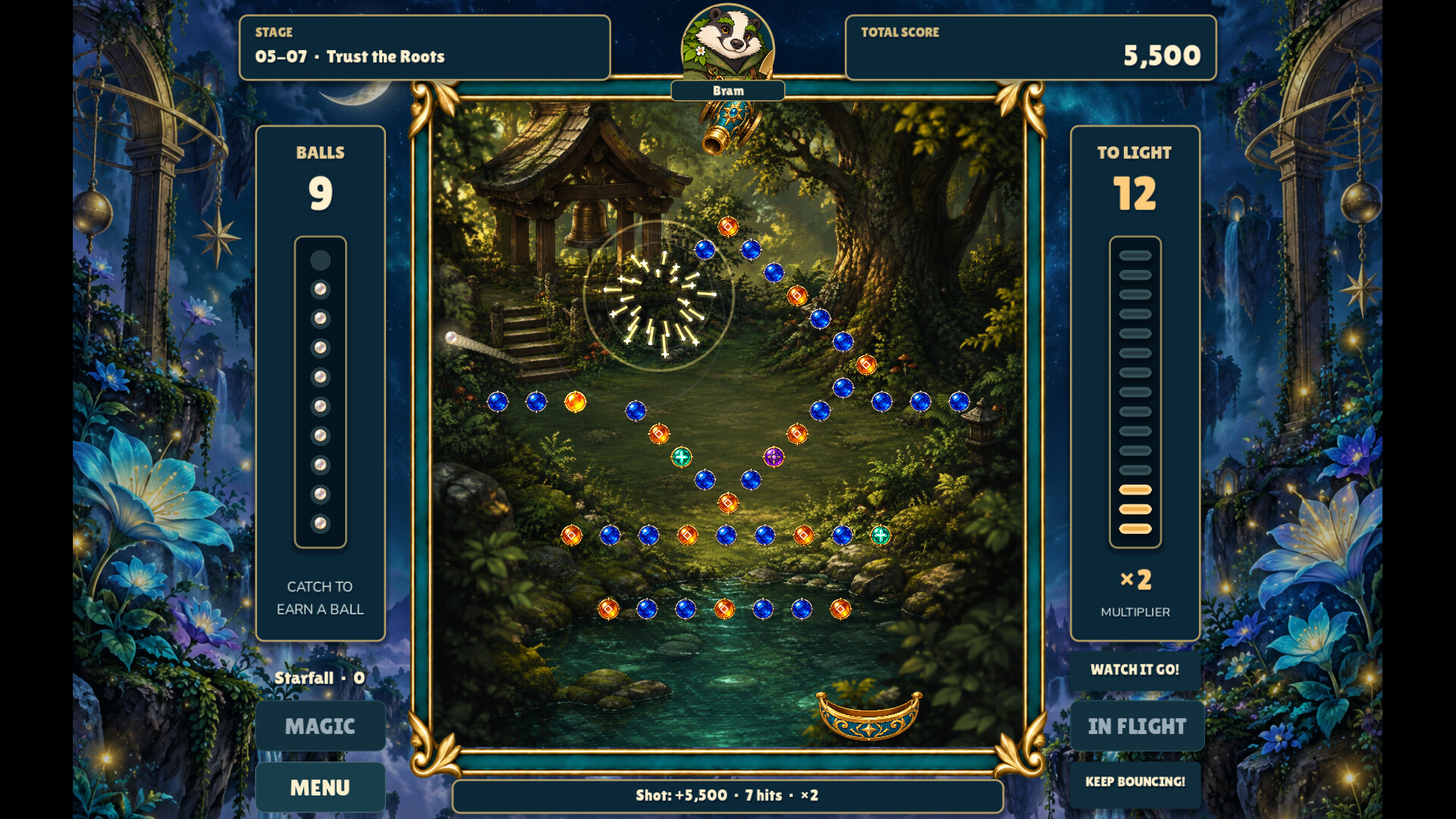 Ricochet: Moonlit Gardens screenshot 5
