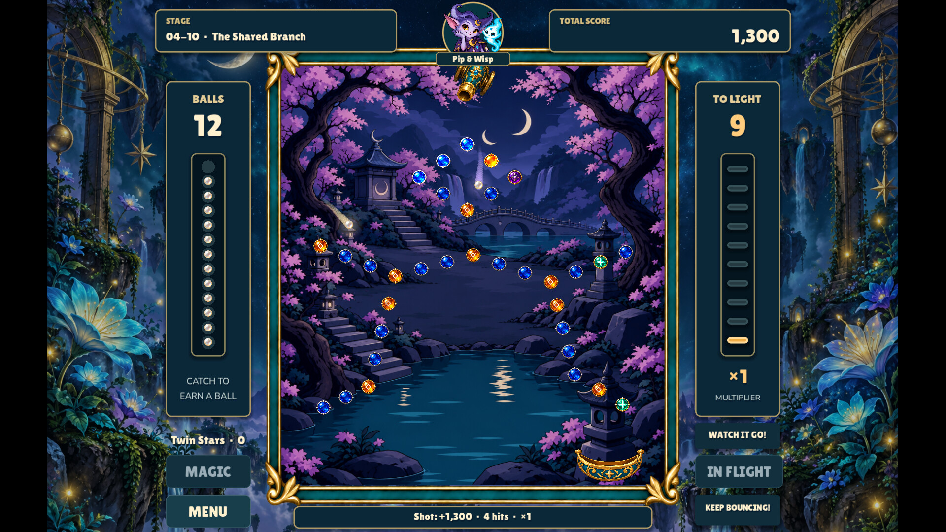 Ricochet: Moonlit Gardens screenshot 4