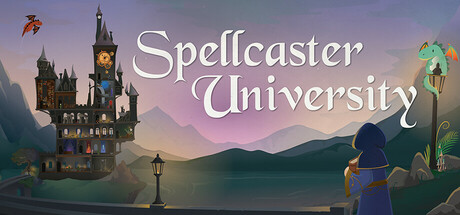 غلاف لعبة Spellcaster University