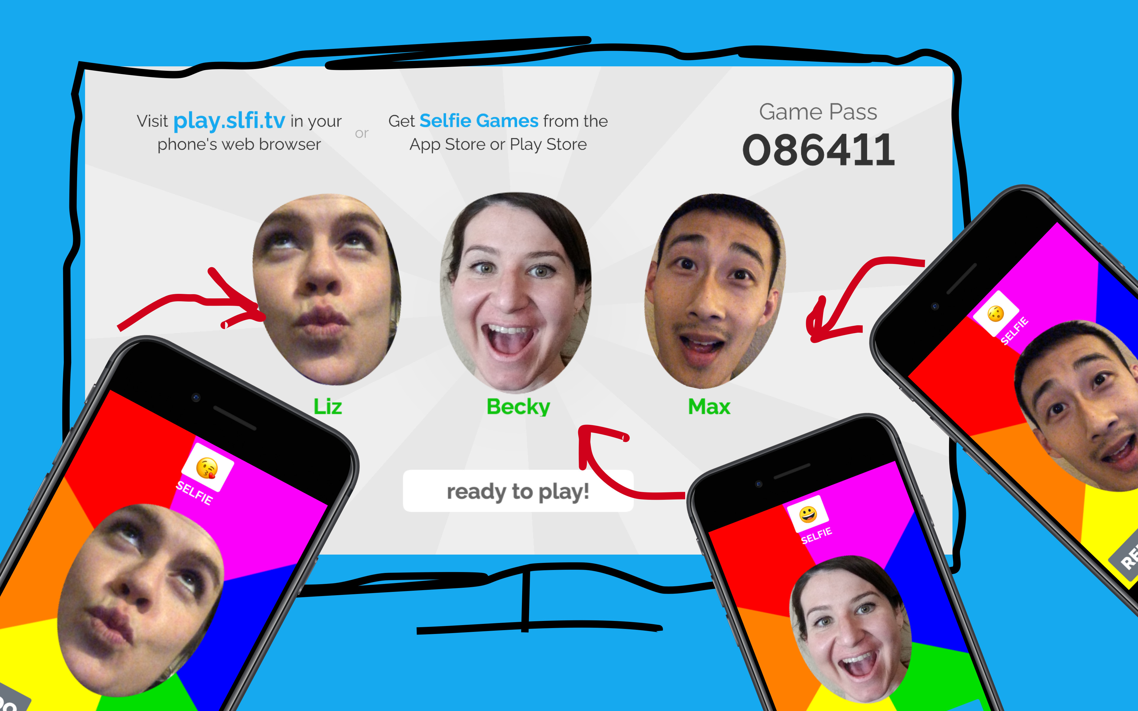 Selfie Games [TV]: A Multiplayer Couch Party Game trailer