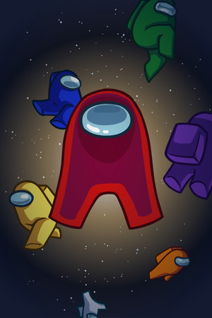 Capsule art of Among Us.