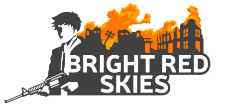 Cover art from Bright Red Skies