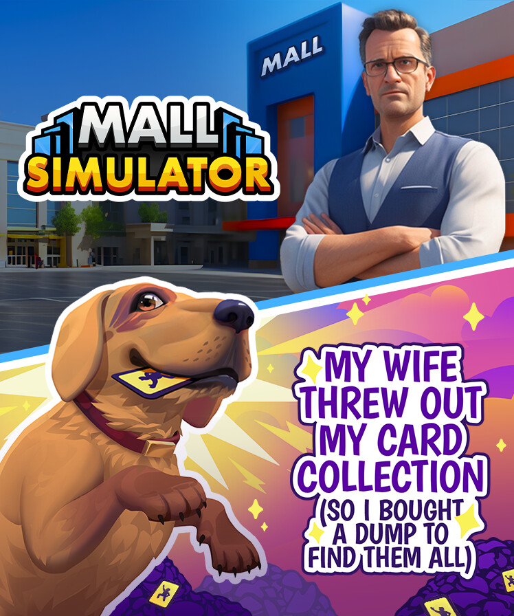 My Wife Threw Out My Card Collection (So I Bought a Dump to Find Them All) ⭐ + Mall Simulator