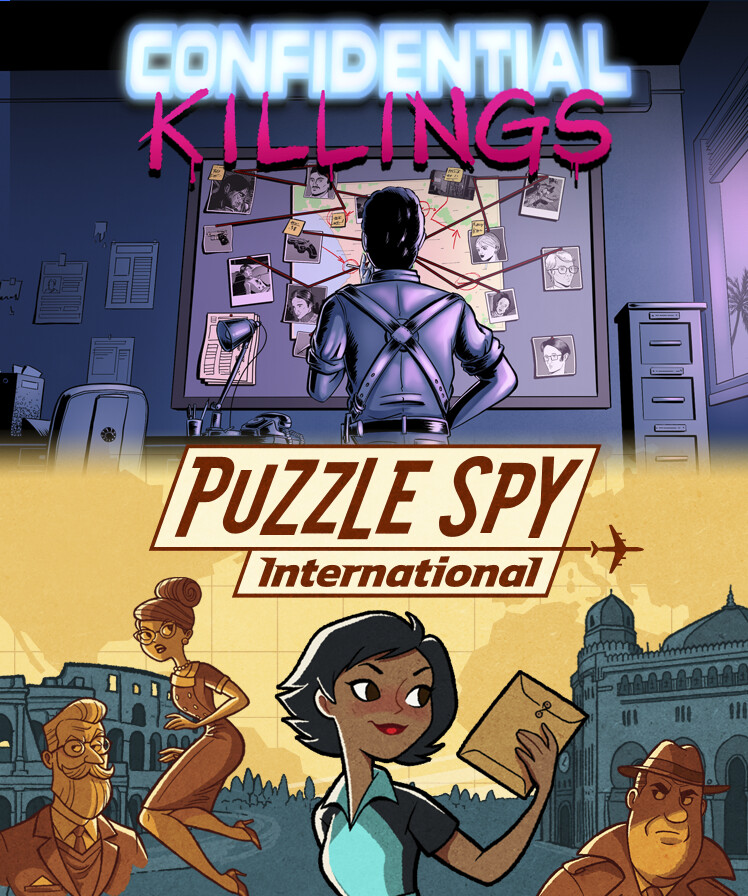 The "Spies & Sleuths" Collection - Puzzle Spy International x Confidential Killings