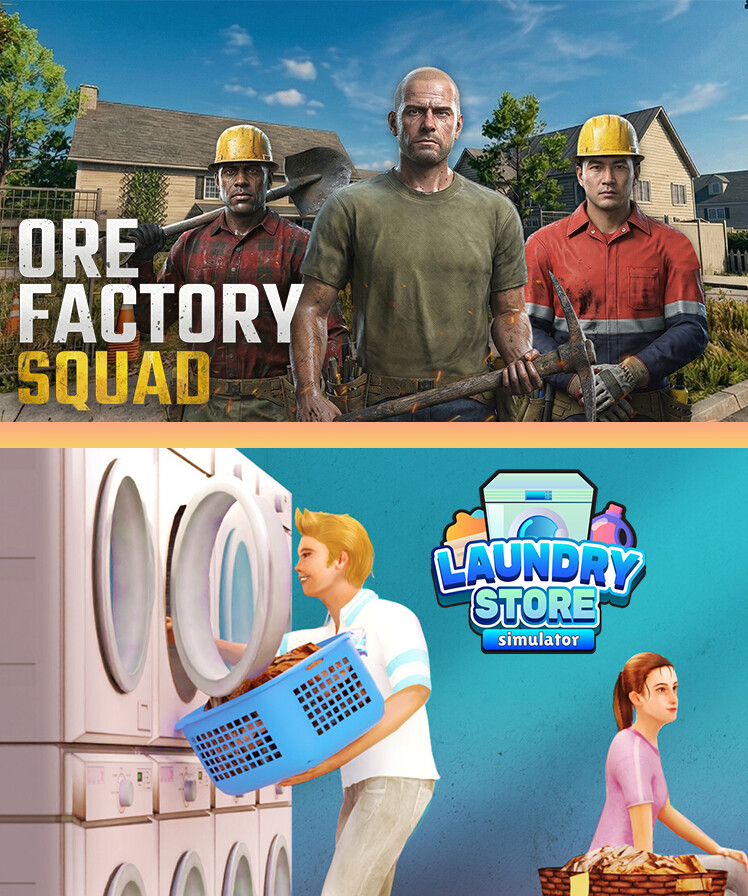 Ore Factory x Laundry Store Simulator