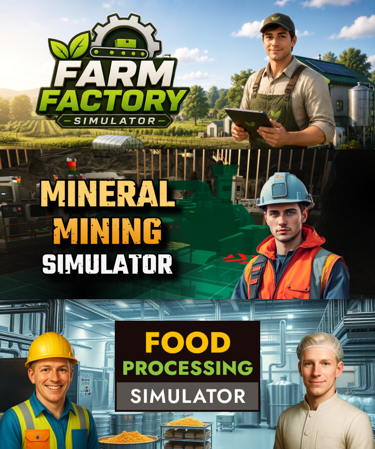 Farm Factory x Mineral Mining x Food Processing