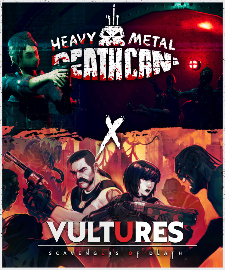 Heavy Metal Death Can x Vultures
