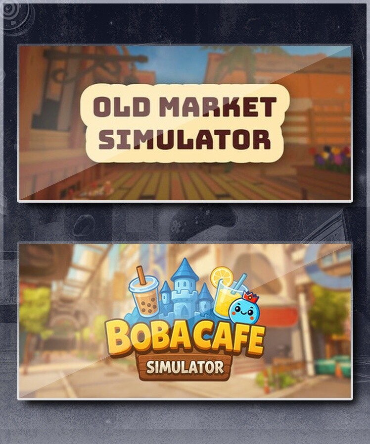 Boba Cafe Simulator & Old Market Simulator