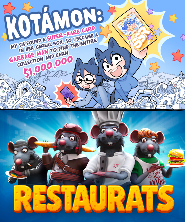 Restaurats x KOTAMON: My Sis Found A Super-Rare Card In Her Cereal Box