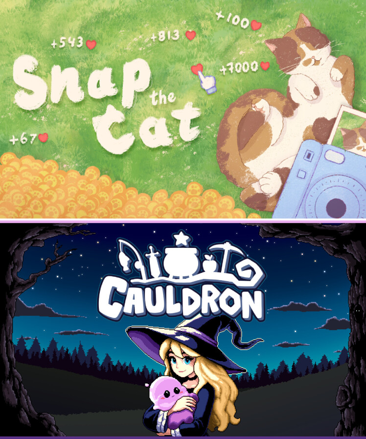 Snap the Cat + Cauldron