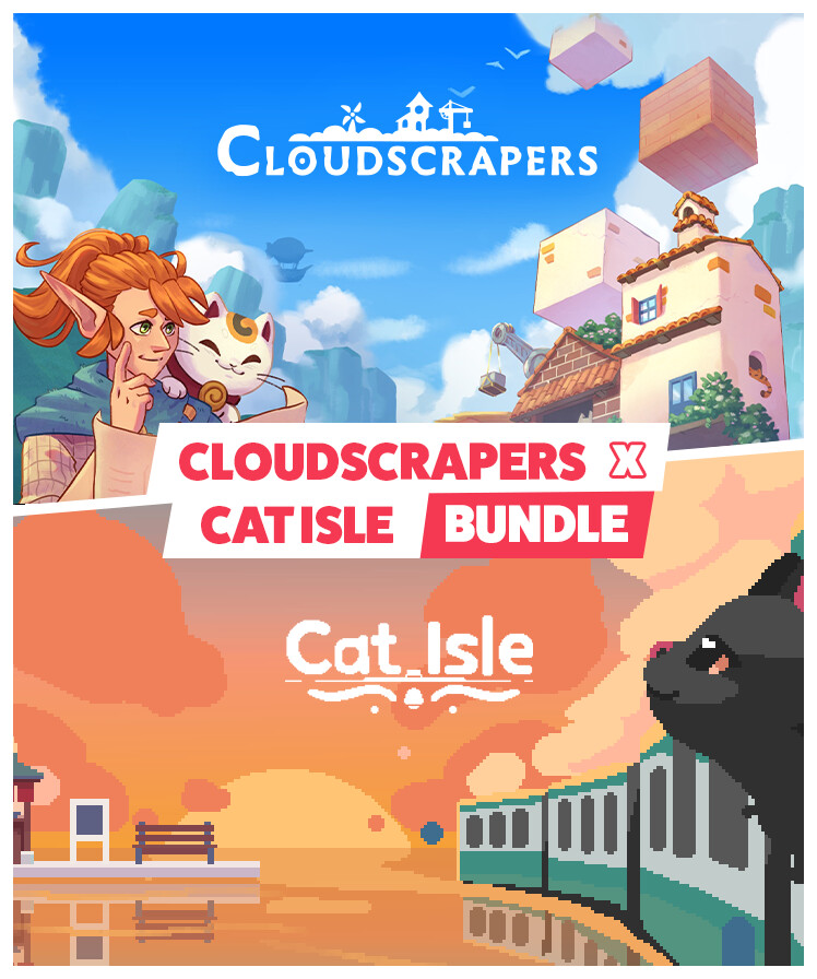 Cloudscrapers x Cat Isle